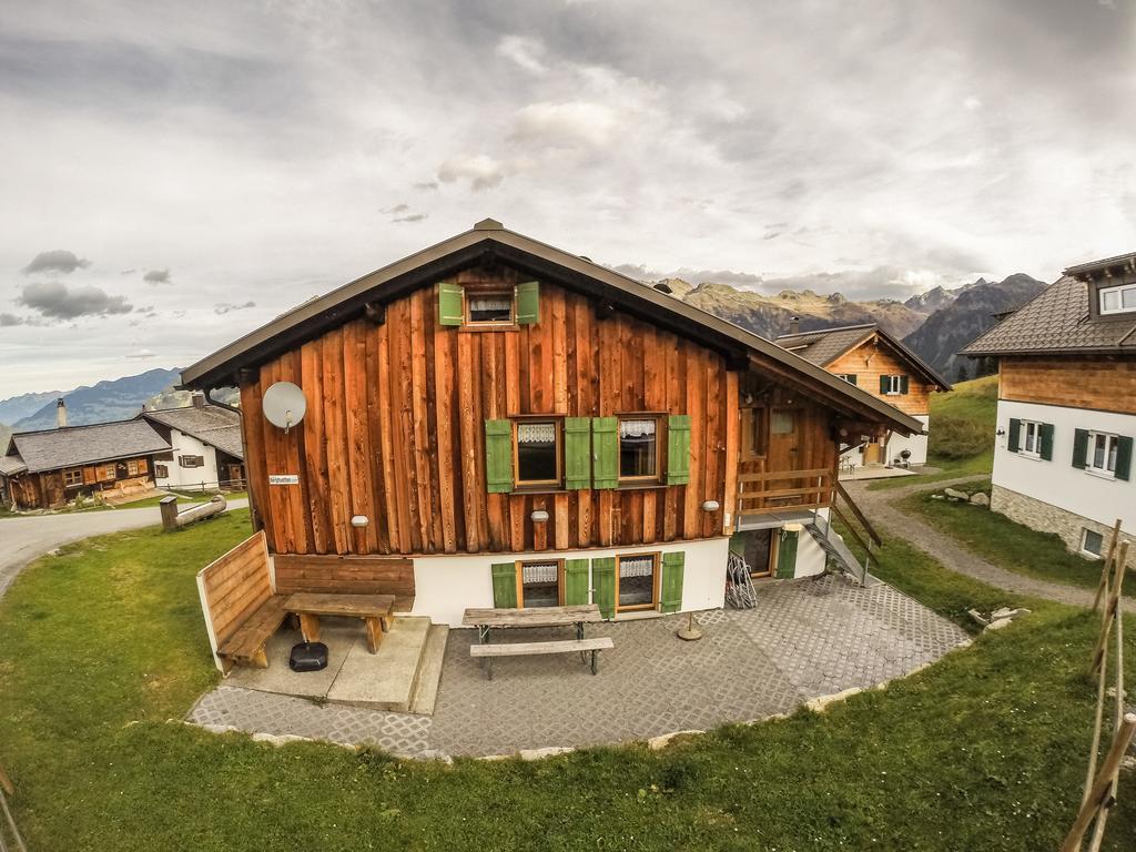 Ferienhäuser Tschofen Garfrescha Sankt Gallenkirch Exterior foto